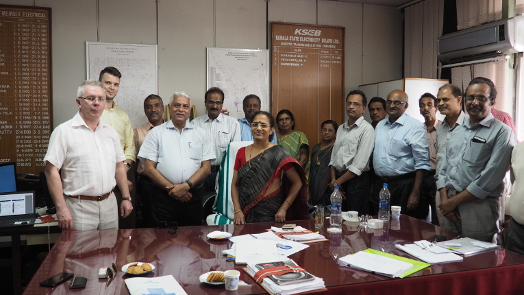 Attendees of Izolyator’s presentation at KSEB, in the center — Ms. P. Vijayakumari, Director (Transmission & System Operation)