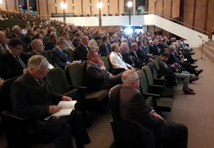 The audience of the XIth International Scientific and Technical Conference “Safety, Efficiency and Economics of Nuclear Power Industry” (MNTK-2018)