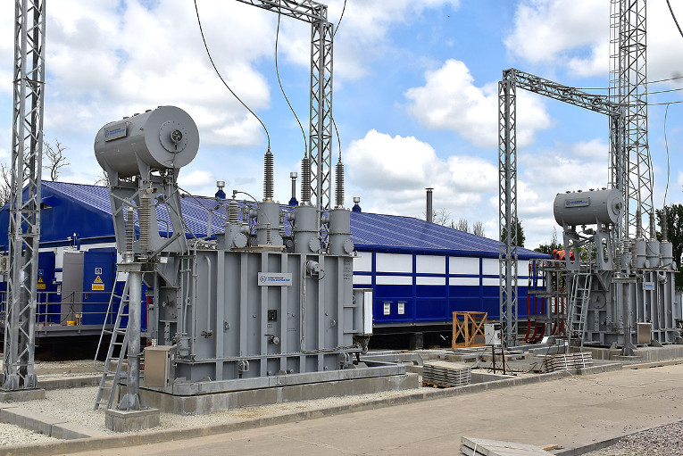 110 kV Aeroport substation (photo courtesy SUE RC Krymenergo)