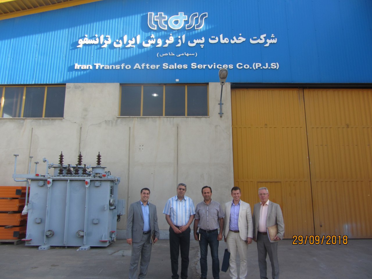 Izolyator representatives on the territory of Iran Transfo After Sales Services Co. (P.J.S.) 