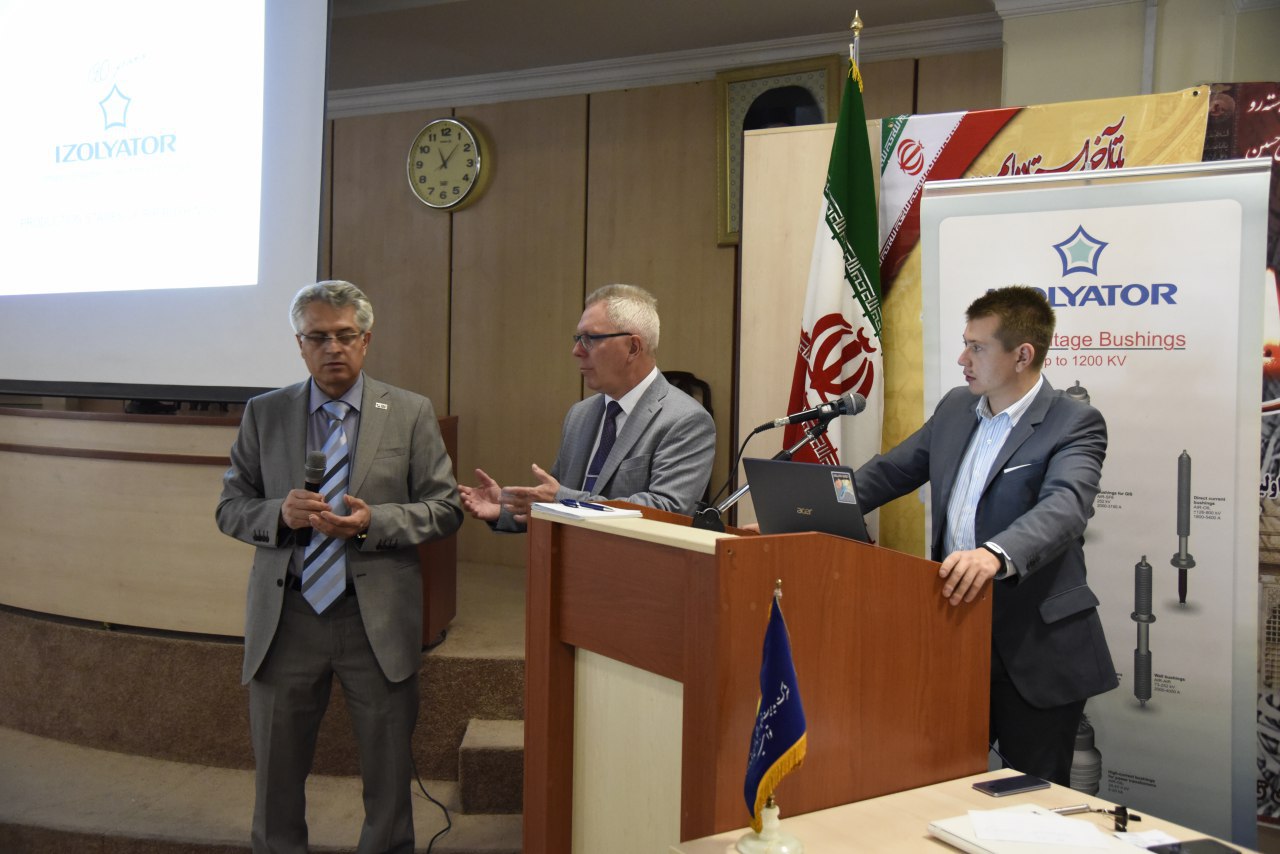 Open discussion during Izolyator plant’s seminar at Tavanir
