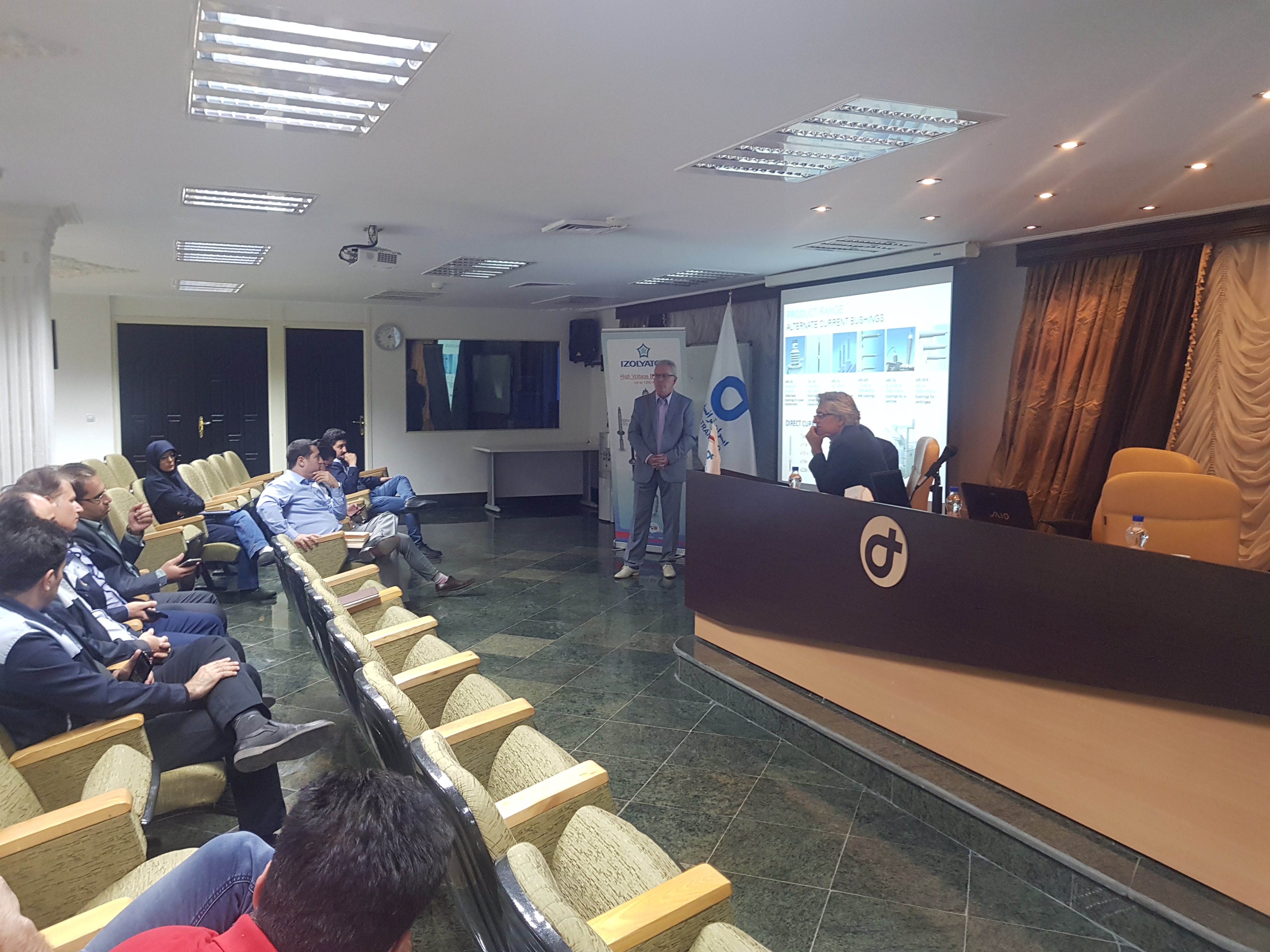 Seminar of Izolyator for the technical specialists of Iran Transfo Corp.