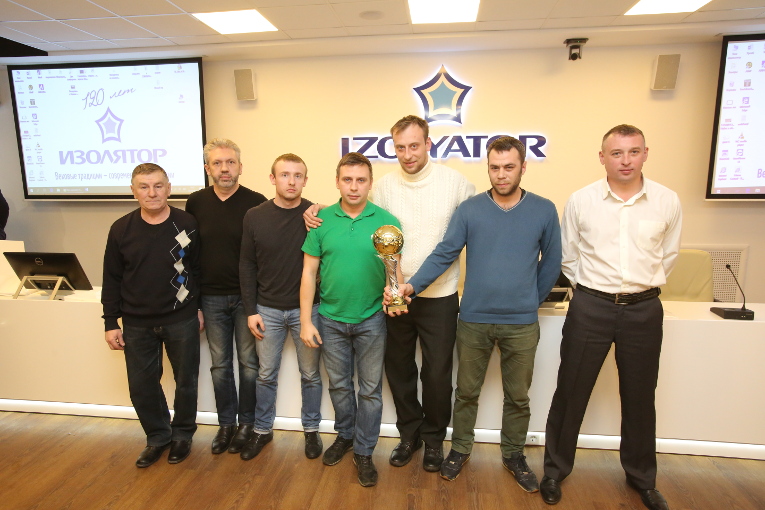 Cup winners in the New Year Cup “Snowman” — the team of mechanical shop