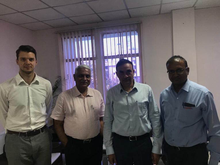 Trilateral negotiations between representatives of Indian companies Transmission Corporation of Telangana Limited, Toshiba Transmission & Distribution Systems (India) Pvt. Ltd. and Izolyator were successful