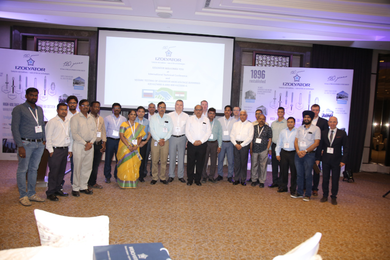 Participants of the main part of the Izolyator International Technical Conference in Bangalore, India