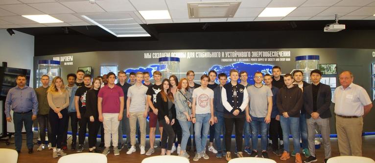 Excursion lesson for students of the Moscow Power Engineering Institute