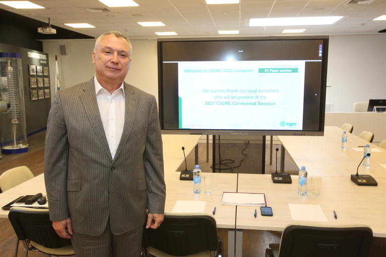 CEO of Zavod Izolyator LLC, Head of CIGRE National Study Committee D1, CIGRE Study Committee D1 Regular Member Alexander Slavinsky