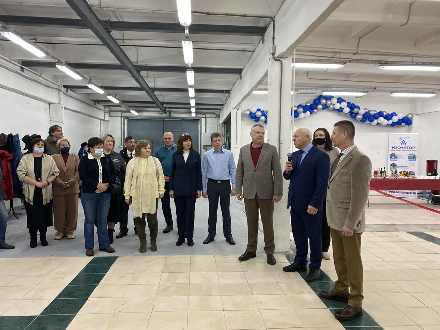 Launch of the production site of the Izolyator plant in the Shakhovskaya city district
