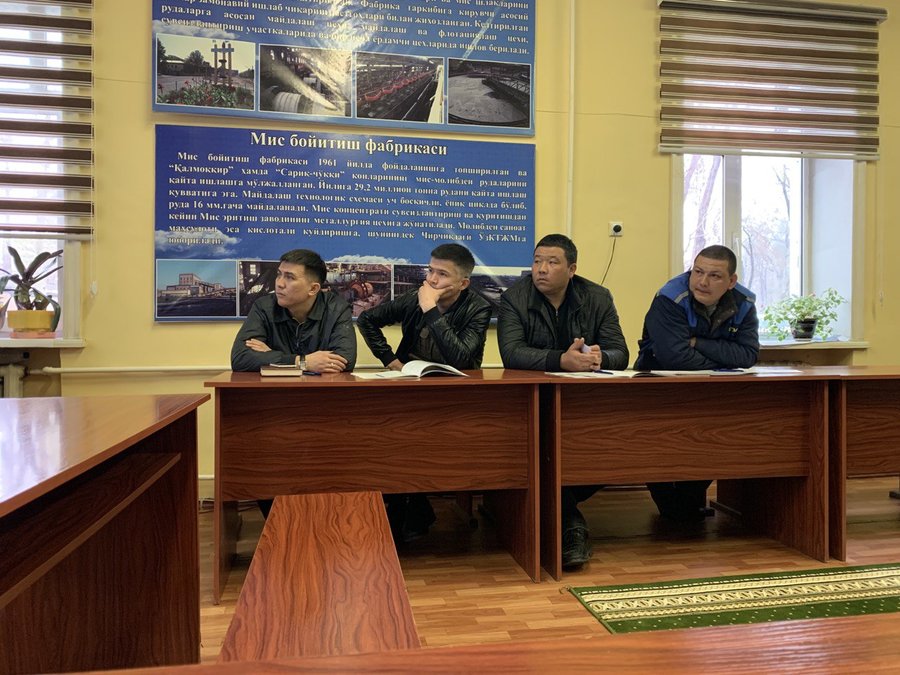 Presentation of products at the Almalyk Mining and Metallurgical Complex