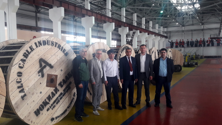 Izolyator representatives sounded a high opinion of the production and technological potential of Talco Cable Industries plant