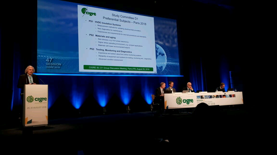 Meeting of study committee D1 at the 47th CIGRE session