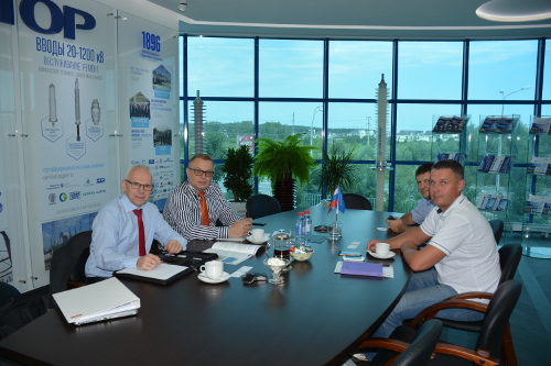 Business meeting with KME representatives at Izolyator plant