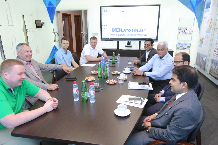 Talks with management representatives of Mehru at Izolyator plant