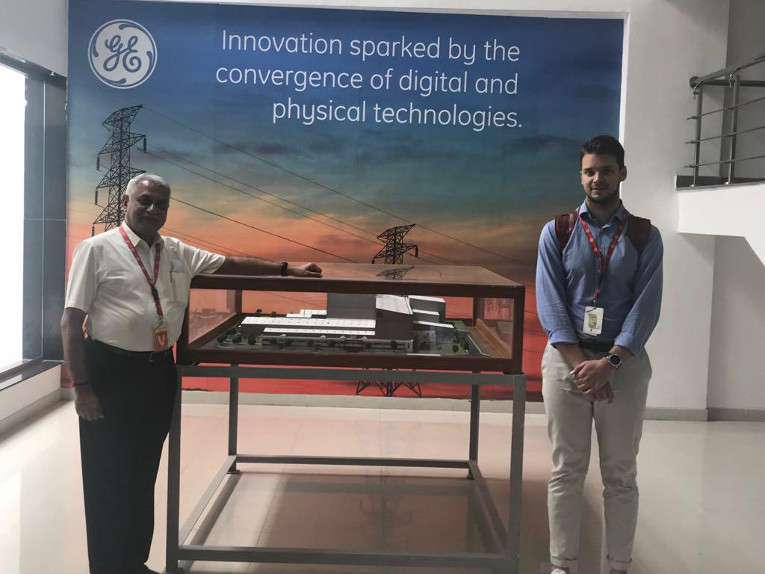 Ashok Singh and Dmitriy Orekhov at GE T&D India Ltd.
