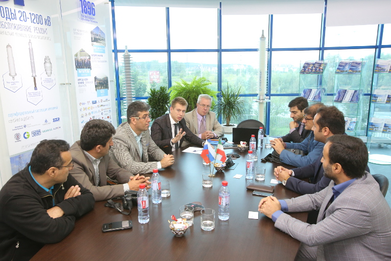 Talks with MREC and Iran Transfo Co. representatives at Izolyator