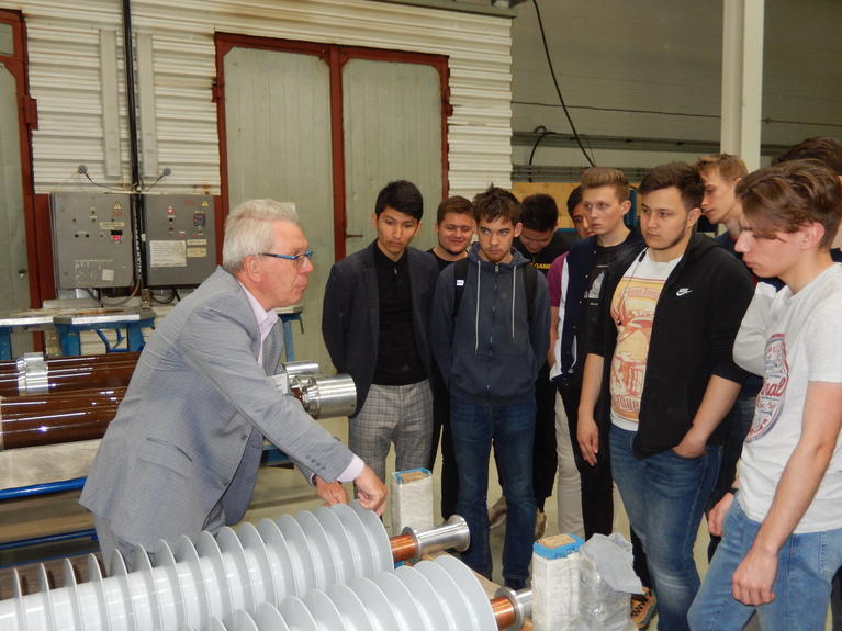Excursion lesson for students of the Moscow Power Engineering Institute
