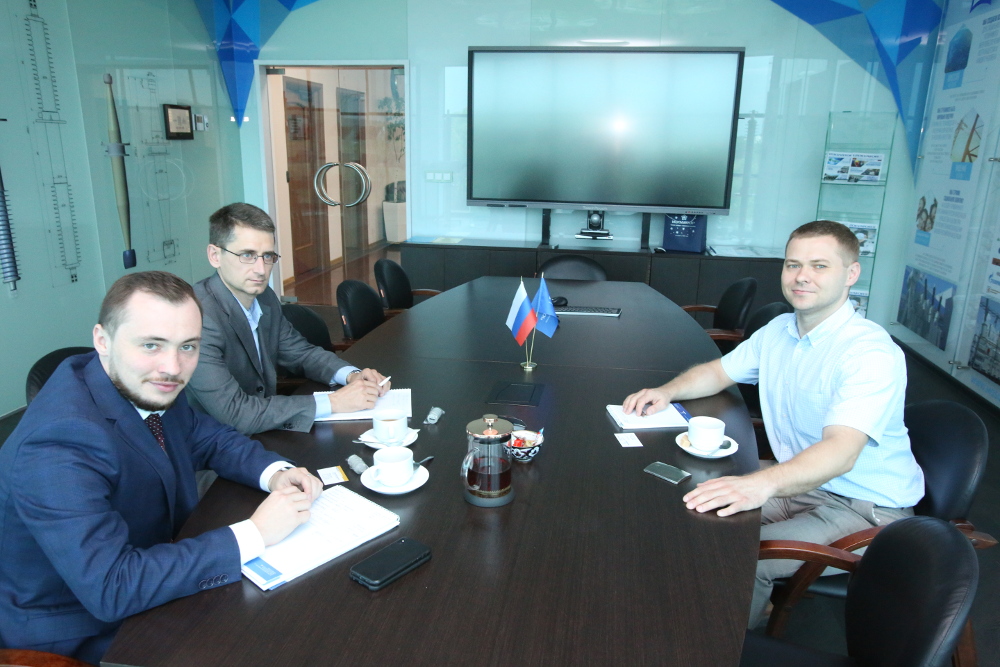 A working meeting with representative of the German supplier Wacker Silicones at Izolyator