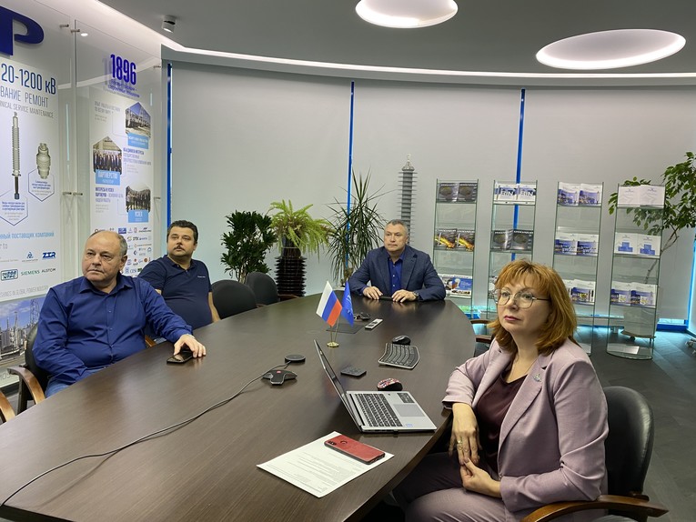 Izolyator representatives at the remote working meeting of the Council of Specialists for Diagnostics of Power Electrical Equipment at the Engineering and Technical Center UralEnergoEngineering