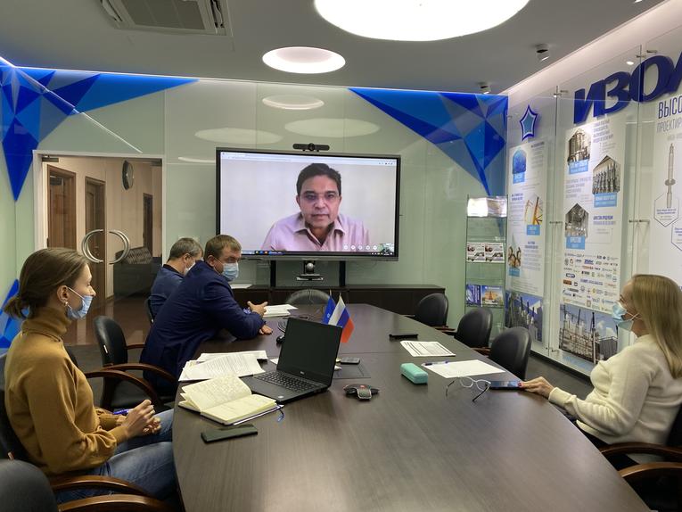 Remote working meeting of the Board of Directors of the Massa Izolyator Mehru Pvt. Ltd. a Russian-Indian Joint Venture was held