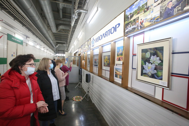 Personal exhibition of the artist Lyudmila Artemova at the Izolyator plant 